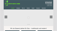 Desktop Screenshot of glas-boettcher.de